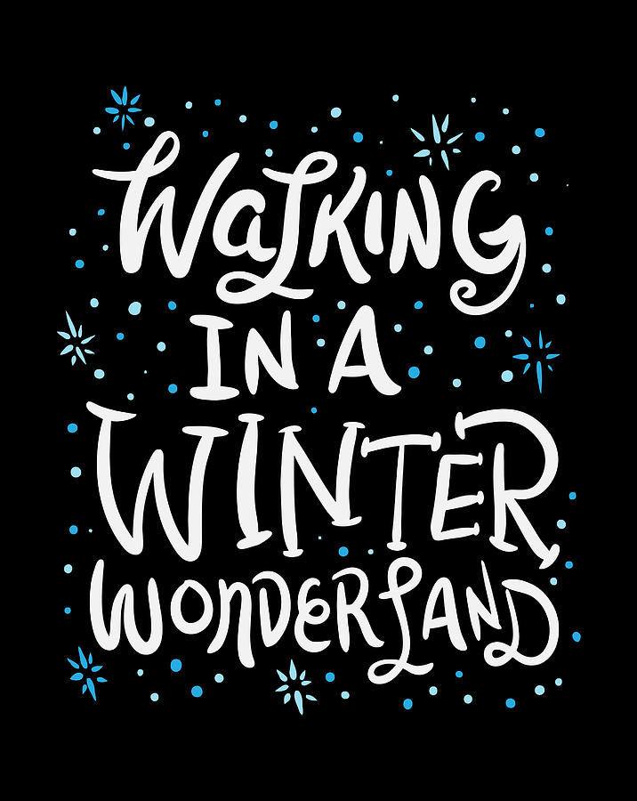 walking in a winter wonderland shirt