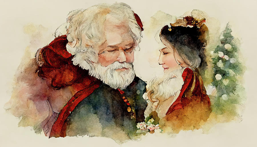 Christmas Love Eternal  Painting by Bob Orsillo