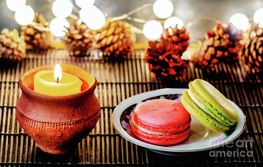 Christmas Macarons Photograph by Charline Xia