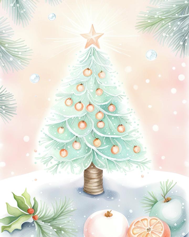Christmas Magic No3 Mixed Media by Bonnie Bruno