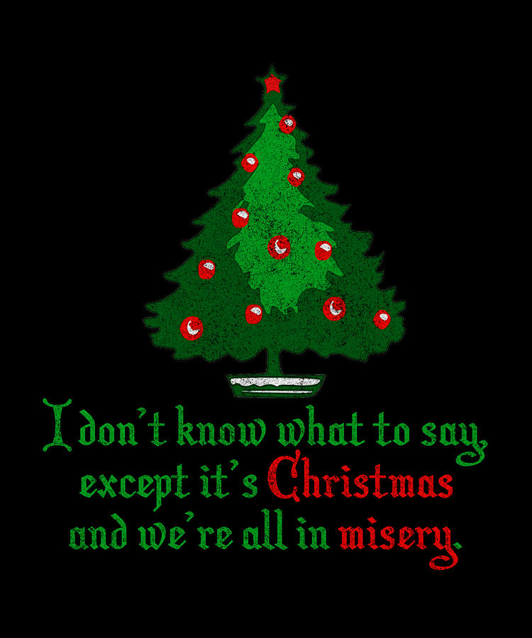 Christmas Misery Retro Digital Art by Flippin Sweet Gear
