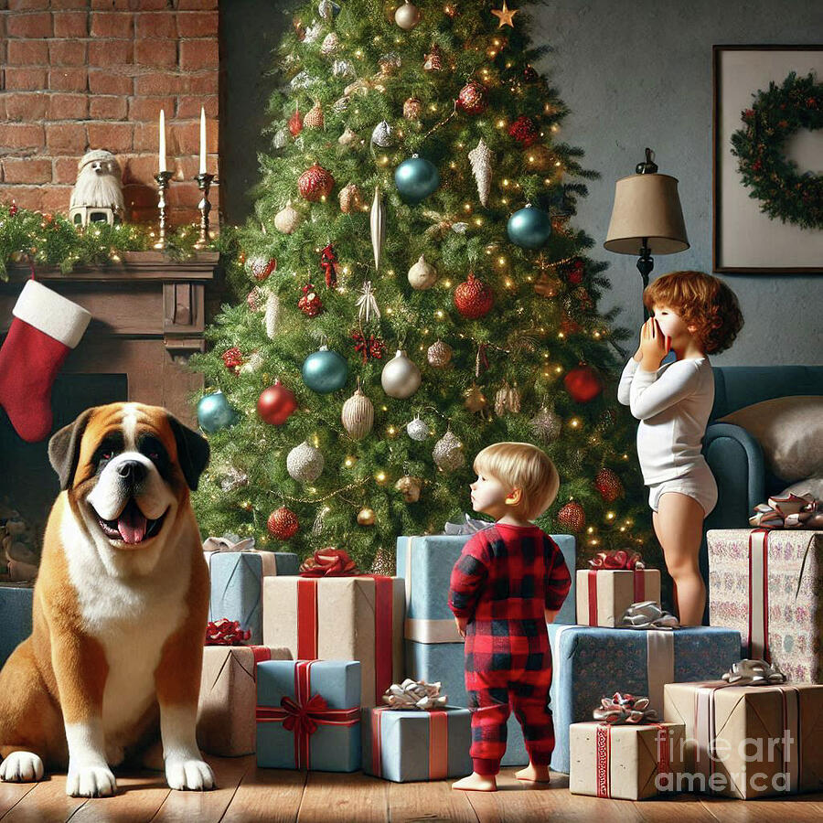 Christmas Morning #2 Digital Art by Steve Mitchell Christmas Morning #2 Digital Art by Steve Mitchell