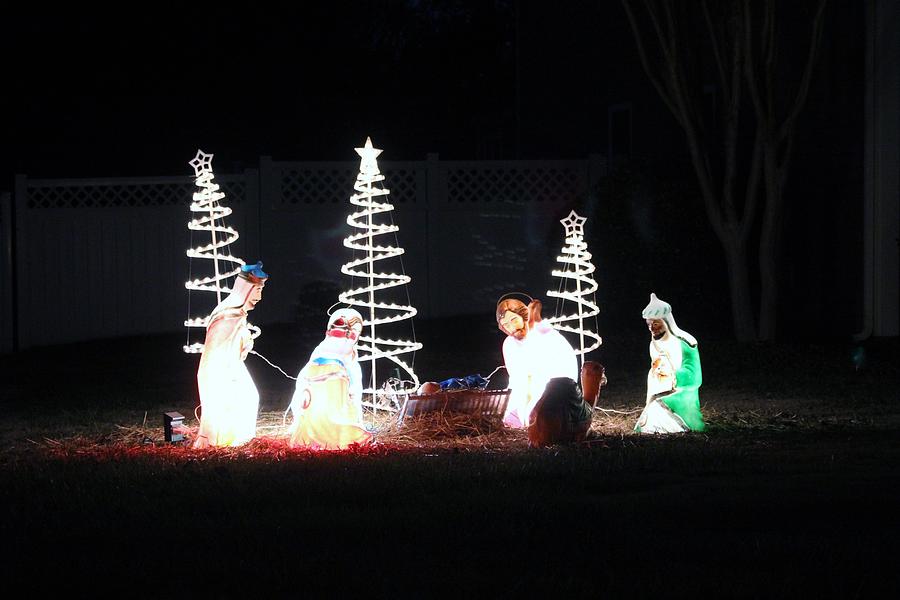 Christmas Nativity Scene Photograph by Cynthia Guinn