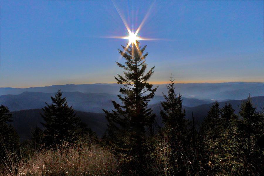 Christmas on Clingmans Dome  Photograph by Micky Roberts