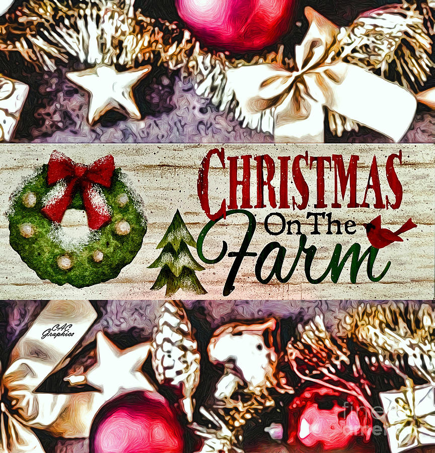 Christmas on the Farm Photograph by CAC Graphics