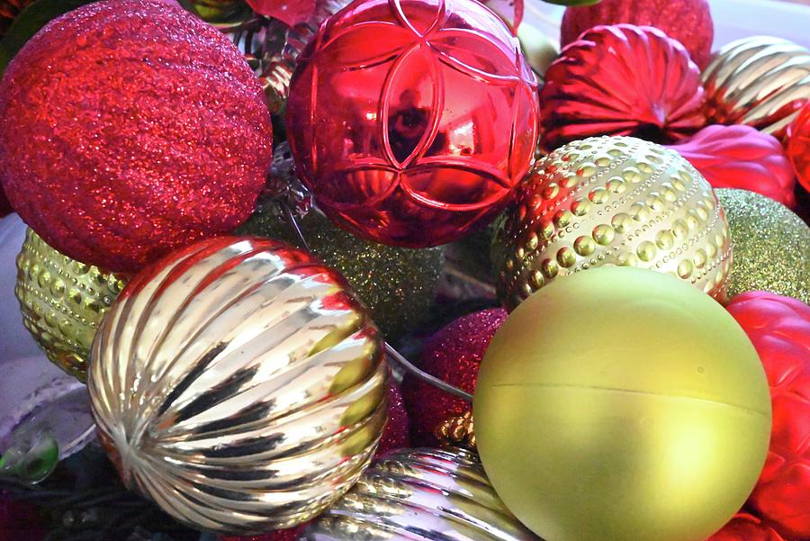 Christmas Ornaments in a Box Photograph by Mike Stanfield Pixels