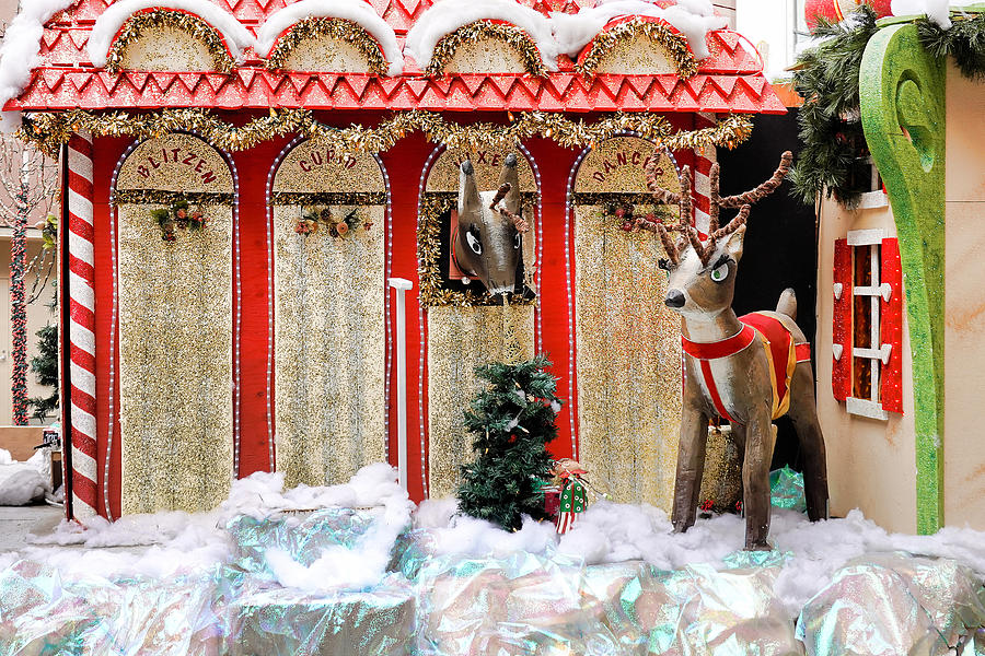 Christmas Parade Float Vignette 1 Photograph by Robert Meyers-Lussier
