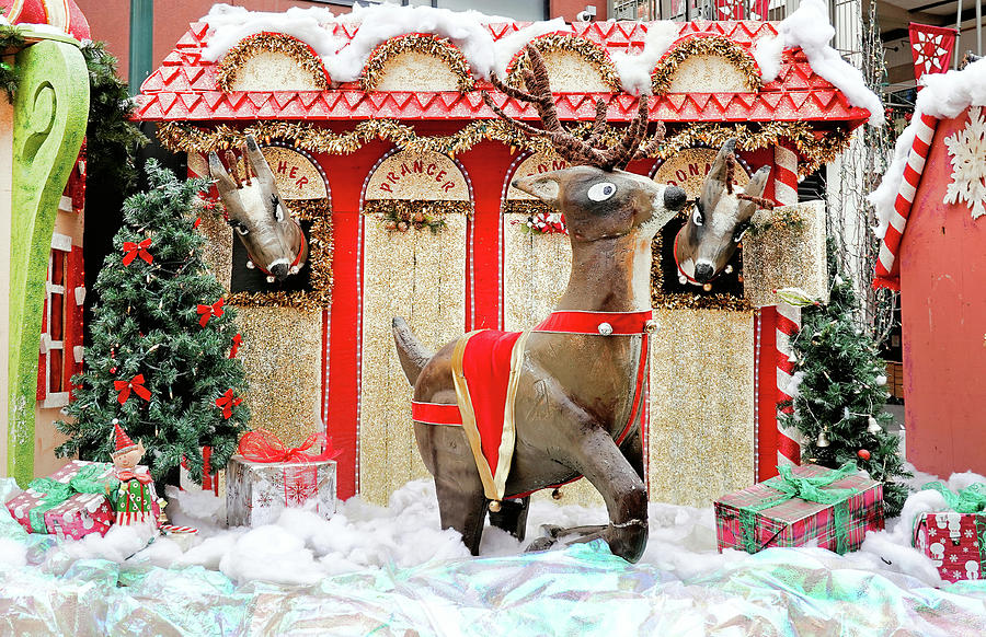 Christmas Parade Float Vignette 2 Photograph by Robert Meyers-Lussier