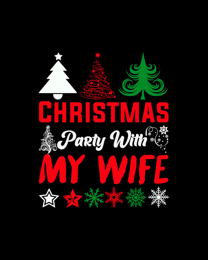 Wife At Christmas Party 