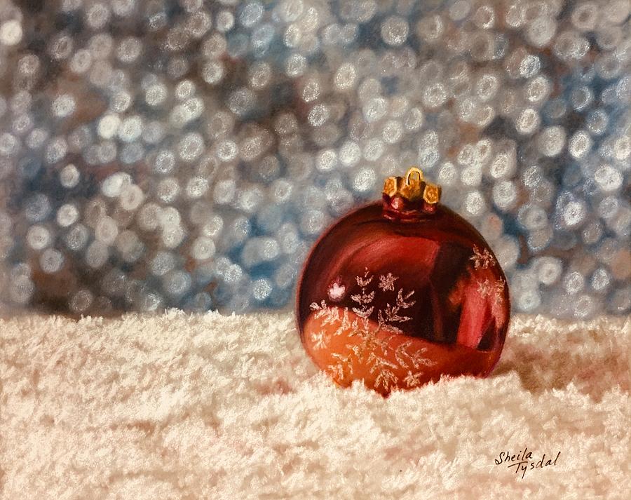 Christmas Reflection Drawing by Sheila Tysdal