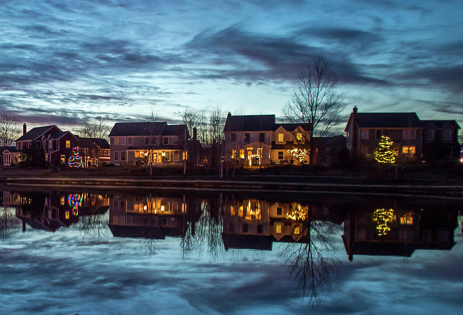 Christmas Reflections Photograph by Laura Hedien