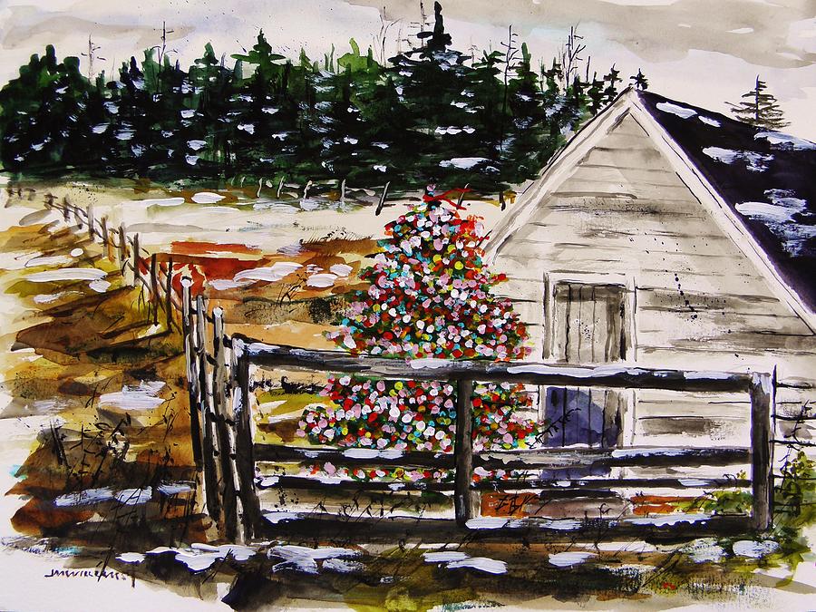 Christmas Snow Painting by John Williams