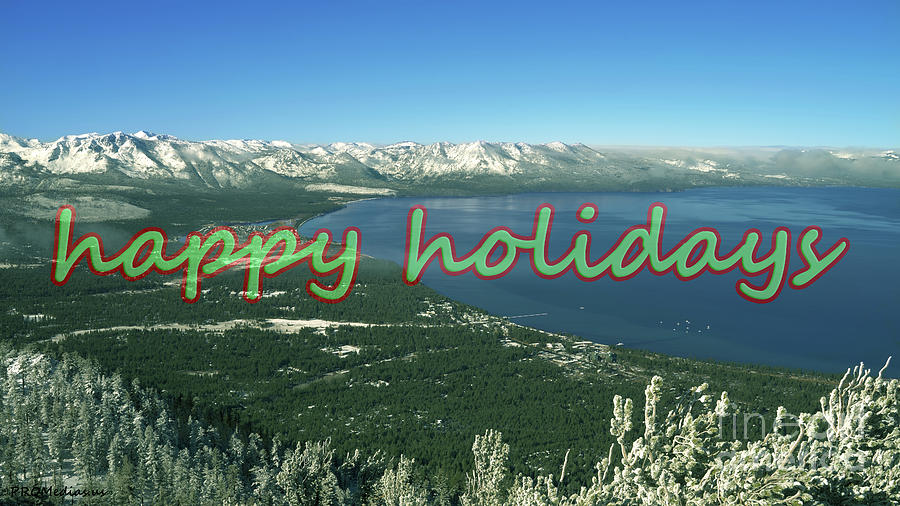 Christmas, South Lake Tahoe, El Dorado National Forest, California Photograph by PROMedias US