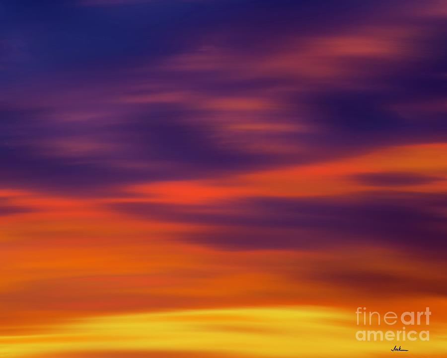 Sunrise Painting - Christmas Sunset 2020 by Jack Bunds Sunrise Painting - Christmas Sunset 2020 by Jack Bunds