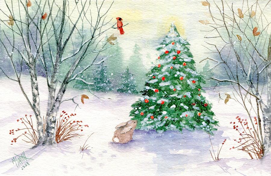 Christmas Surprise Painting by Marilyn Smith