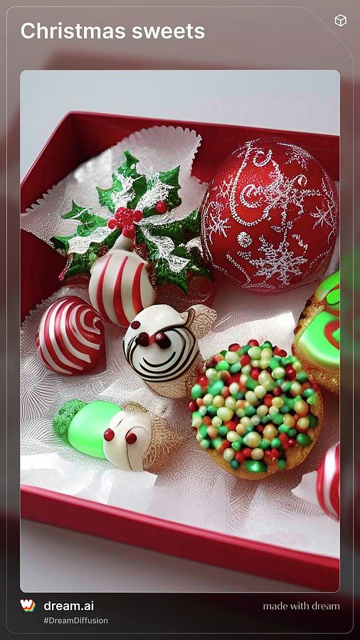 Christmas Sweets 3 Digital Art by Denise F Fulmer