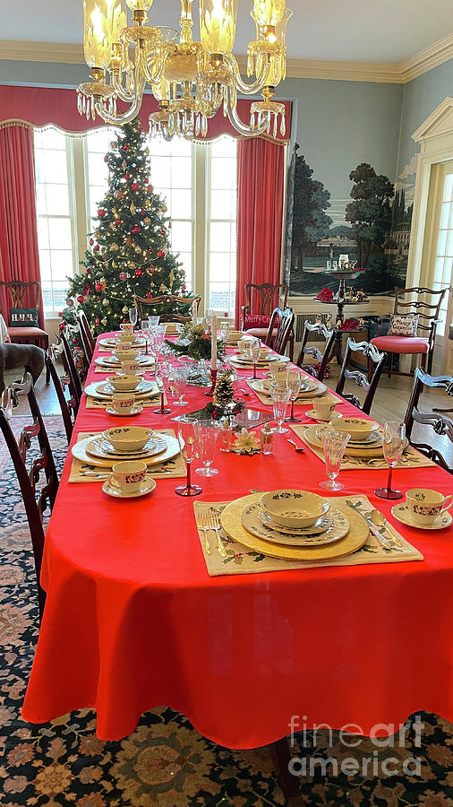 Christmas Table Setting 4672 Photograph by Jack Schultz