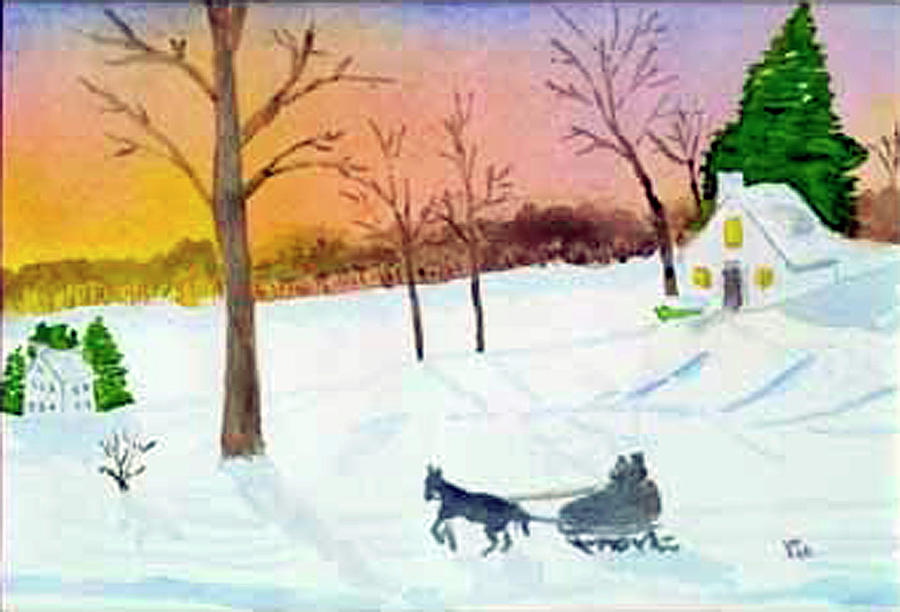 Christmas Time Painting by John Macarthur