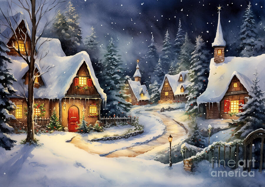 Christmas Time Series 0019 Digital Art by Carlos Diaz - Fine Art America