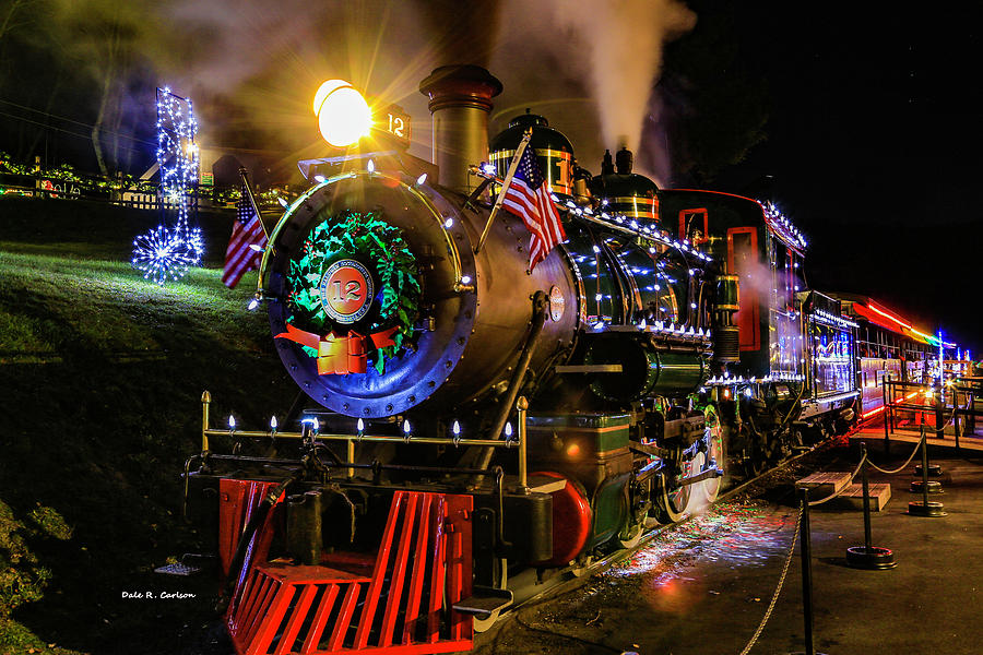 Christmas Train Photograph by Dale R Carlson