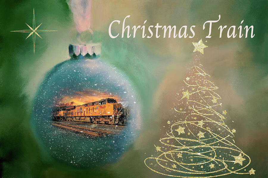 Christmas Train Photograph by Donna Kennedy