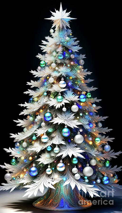 Christmas Tree   2  Digital Art by Elaine Manley