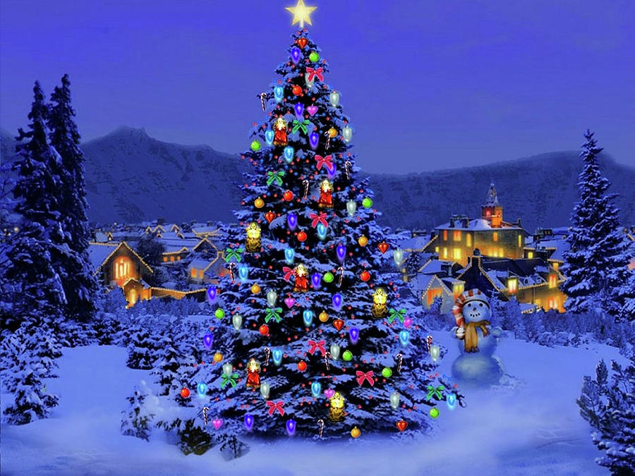 Christmas Tree 1 Digital Art by Robert Banach