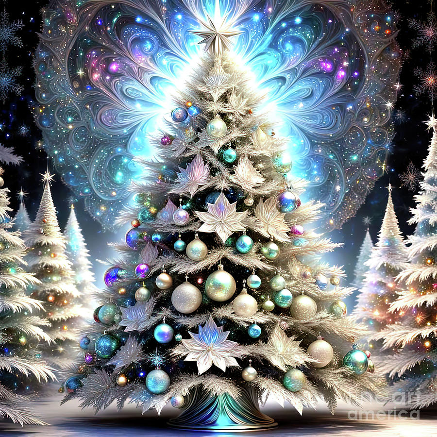 Christmas Tree   4  Digital Art by Elaine Manley