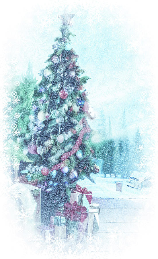 Christmas Tree in Rolling Hills Photograph by Diane Lindon Coy