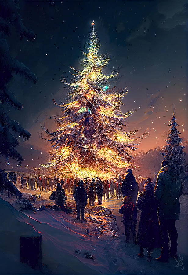 Christmas Tree Digital Art by Jackson Parrish