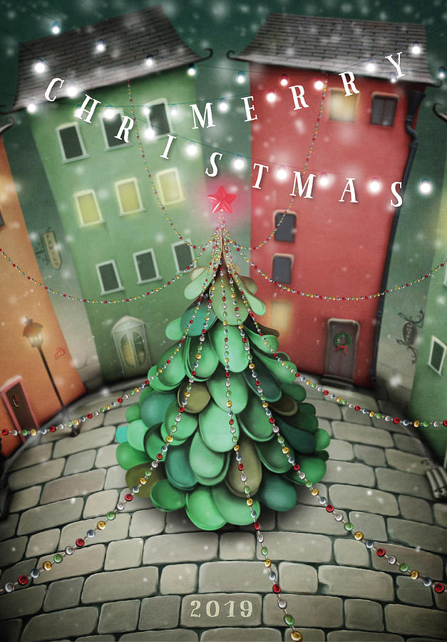 Christmas Tree Digital Art by Kathryn McBride