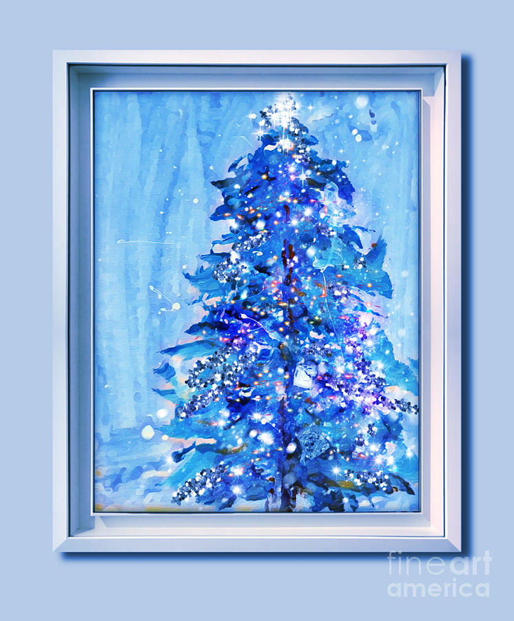 Christmas Tree Mixed Media by Lavender Liu