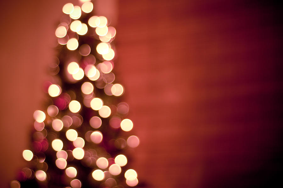 Christmas Tree Lights Photograph by Carolyn Cochrane