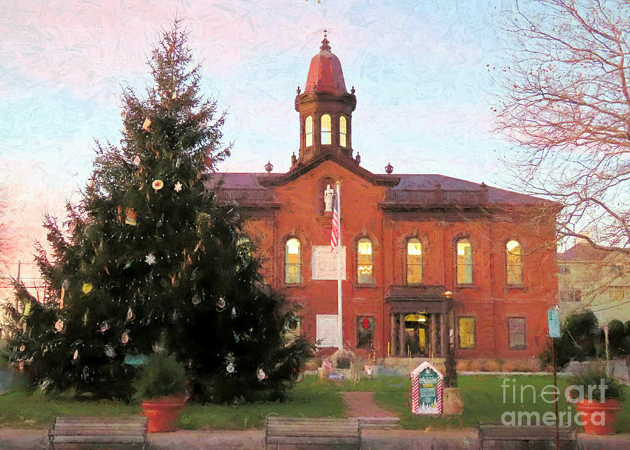 Christmas tree Plymouth MA 2022  Photograph by Janice Drew