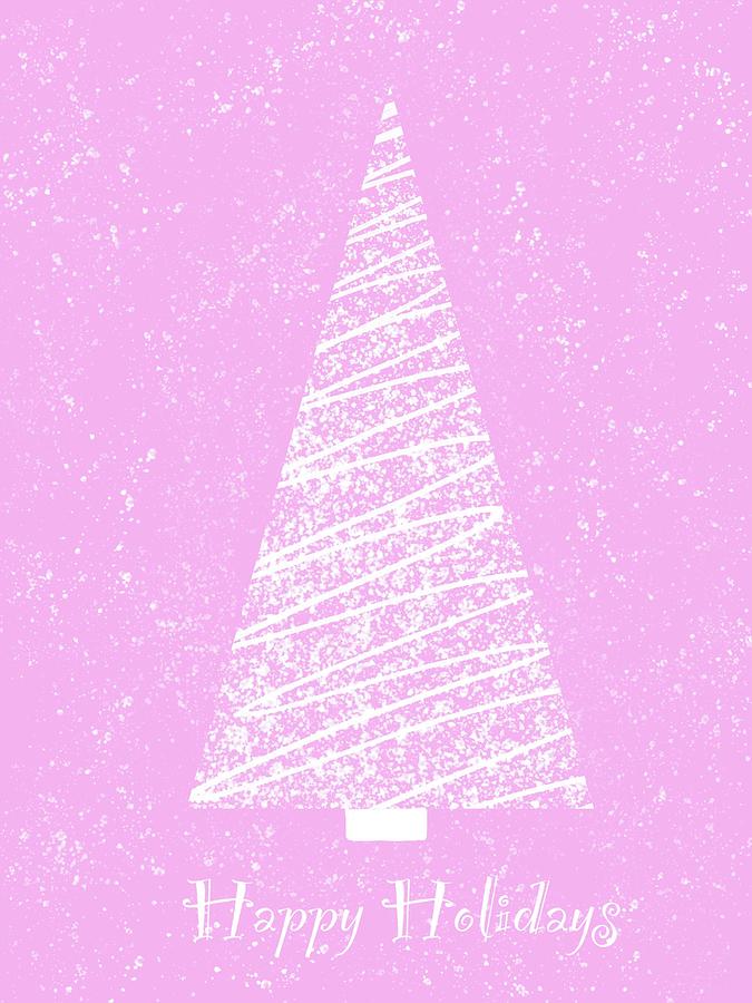 Christmas Tree Pink #2 Digital Art by Bnte Creations