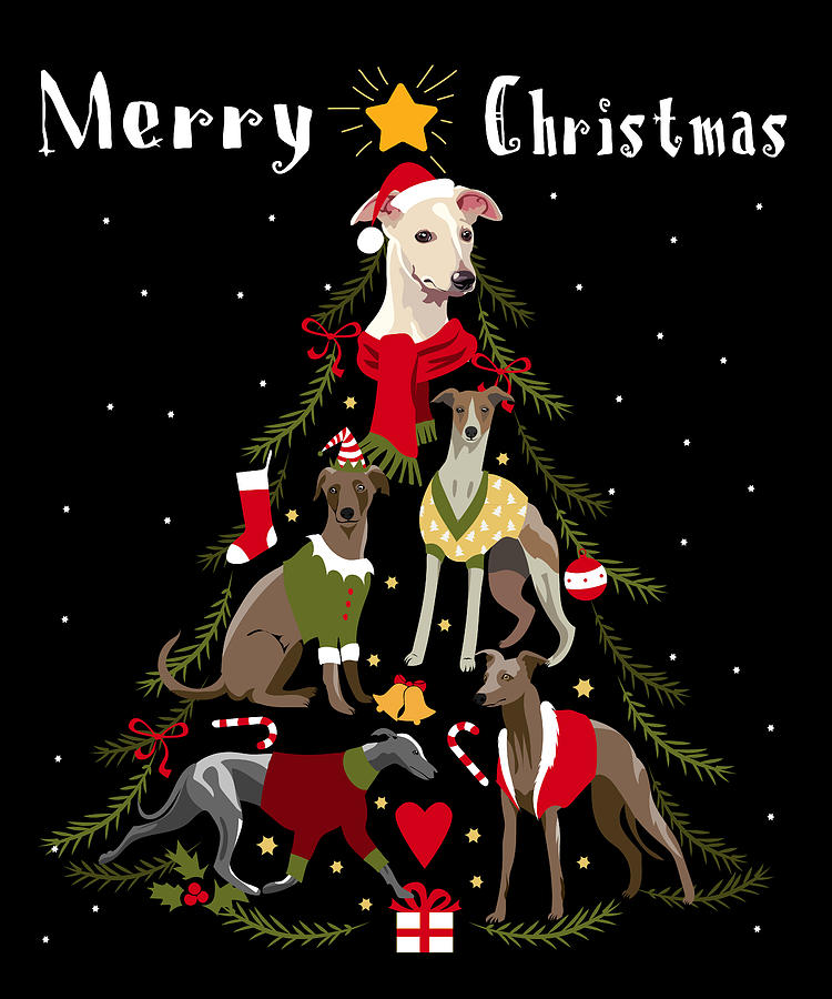 https://images.fineartamerica.com/images/artworkimages/mediumlarge/3/christmas-tree-whippet-lover-xmas-dog-owner-wowshirt.jpg