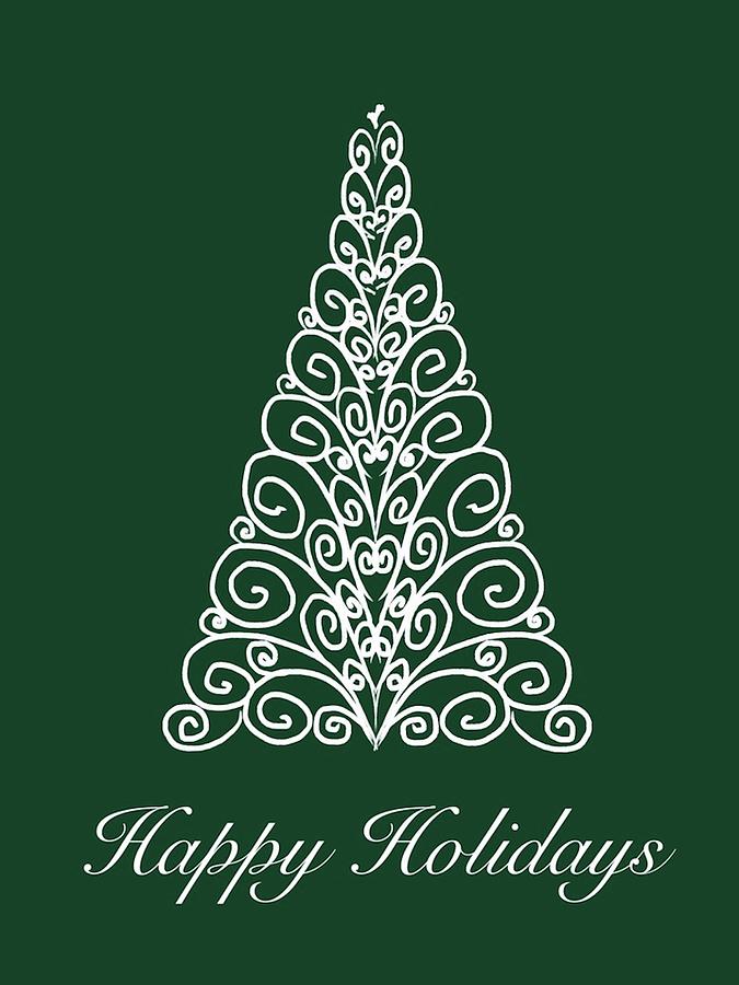Christmas Tree Holidays Digital Art by Bnte Creations
