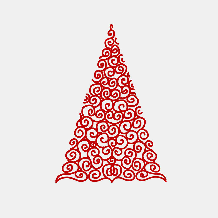 Christmas Tree  Digital Art by Bnte Creations