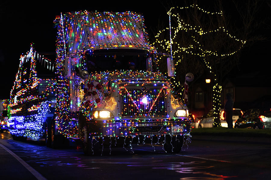 Christmas Truck Photograph by Bill Cubitt