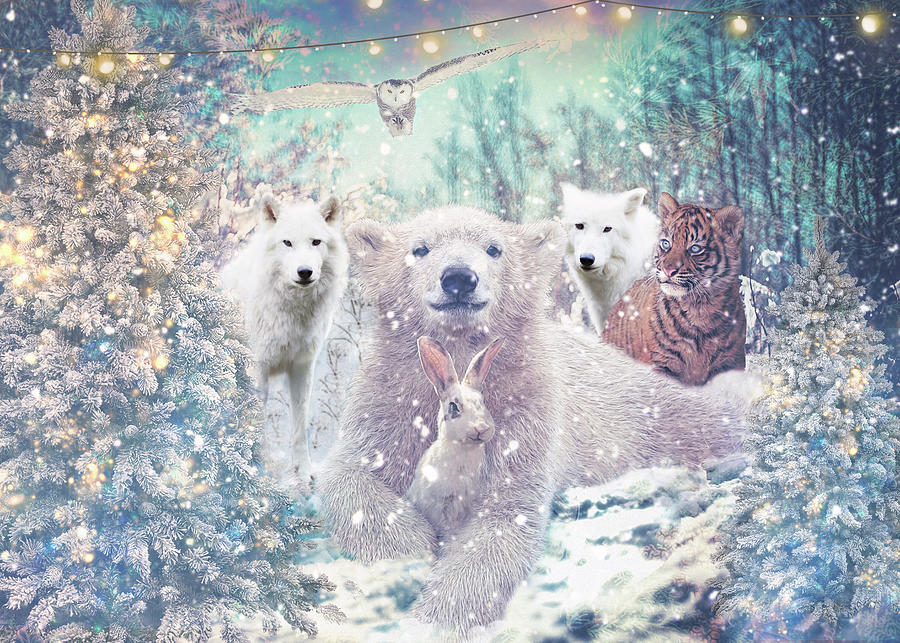 Christmas with Friends Digital Art by Claudia McKinney
