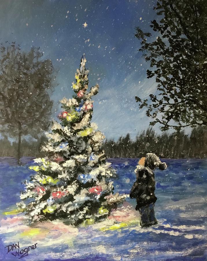 Christmas Wonder Painting by Dan Wagner