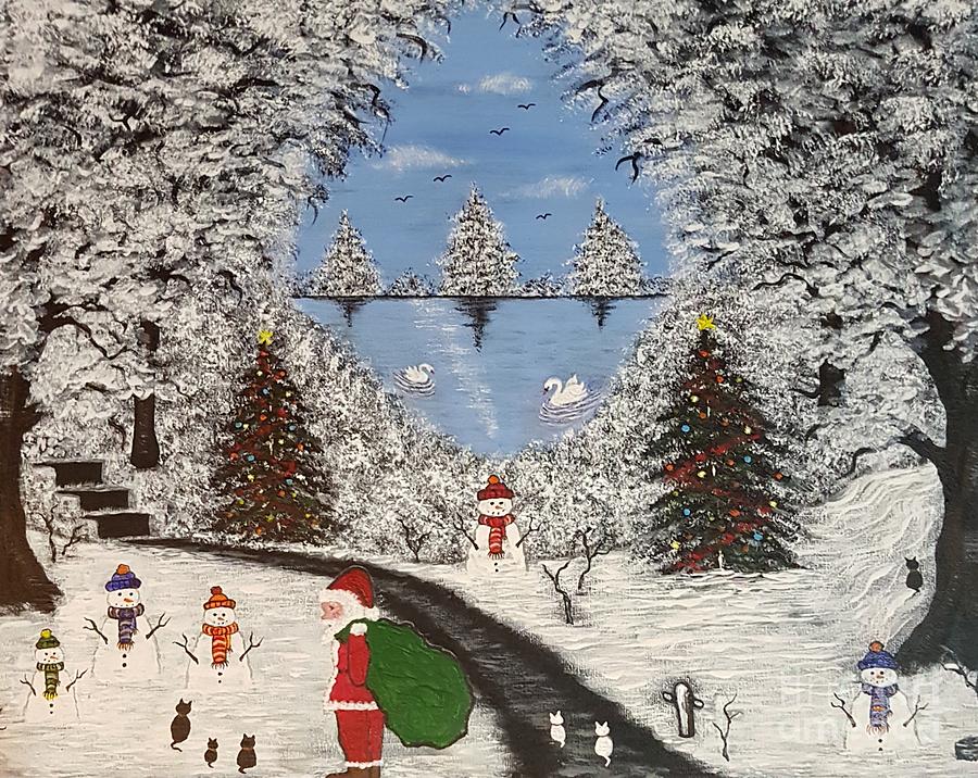 Christmas Wonderland Painting