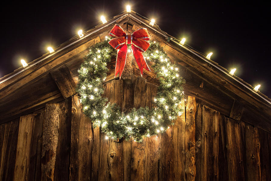 Christmas Wreath Photograph by Chuck Rasco Photography