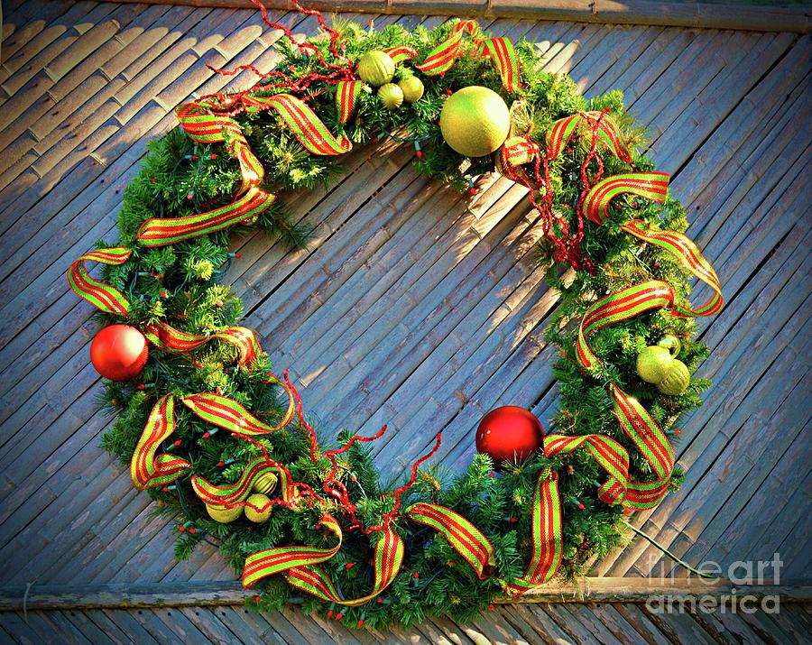 Christmas Wreath Photograph