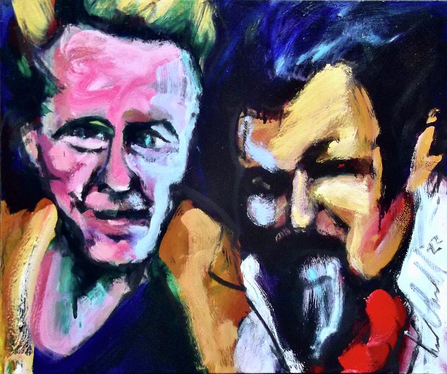 Christopher and Julian Painting by Les Leffingwell