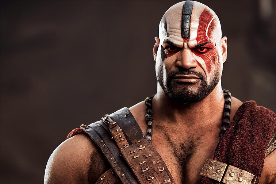 Christopher  Judge  As  Kratos  Photorealism  Stylized  Prett  6db7774a  8cdb  41a1  A441  4a7dd6c56 Painting