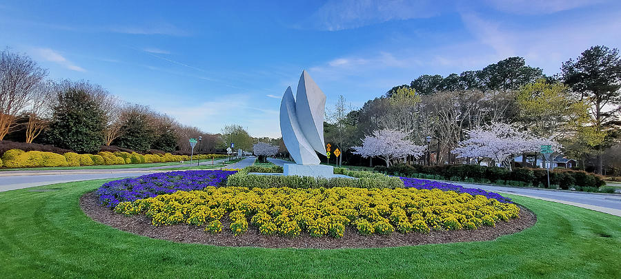 Christopher Newport University in Springtime Photograph by Ola Allen