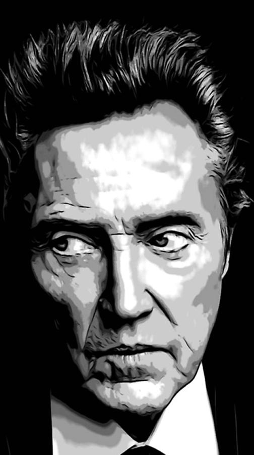 Christopher Walken Poster Digital Art By Maria Sanchez 