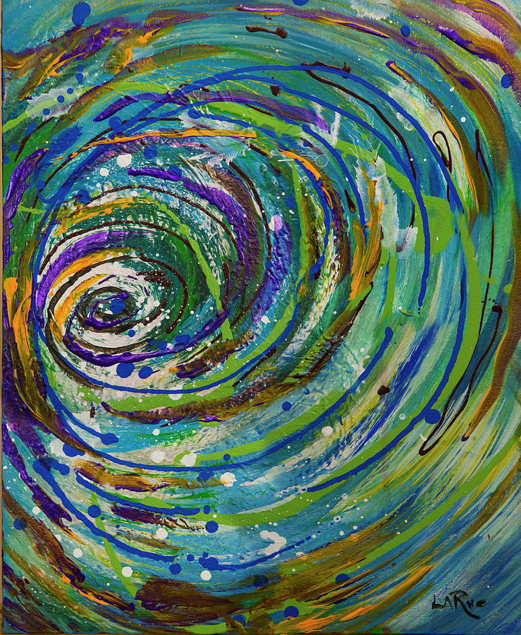 Chroma Vortex Painting by Doug LaRue | Fine Art America