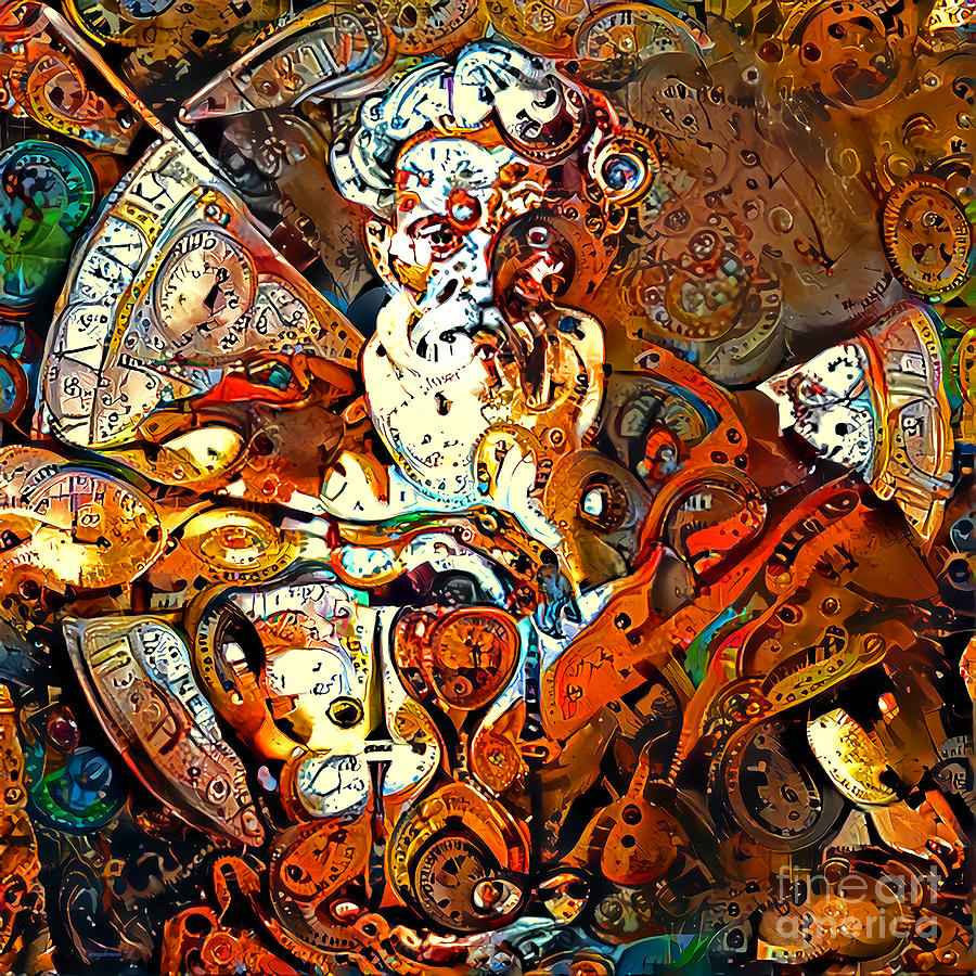 Chronos Father Time 20210904 square Photograph by Wingsdomain Art and Photography